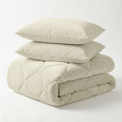 Easy Dekbed Zonder Overtrek - Velvet - Creme