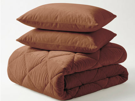 Easy Dekbed Zonder Overtrek - Velvet - Mocha Mousse