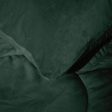 2-PACK Velvet Kussensloop - Donkergroen