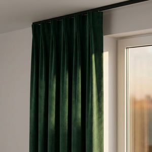 Velvet Gordijnen Verduisterend - Haken - Groen