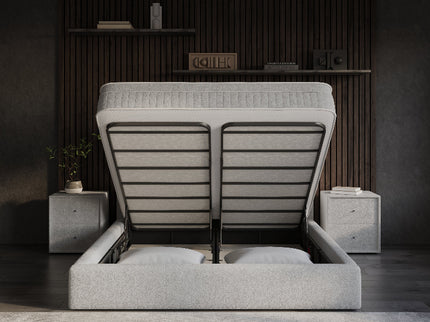 Boxspring met Opbergruimte Vento - Beige