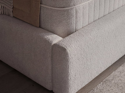 Boxspring met Opbergruimte Vento - Beige