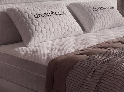 Boxspring met Opbergruimte Vento - Beige