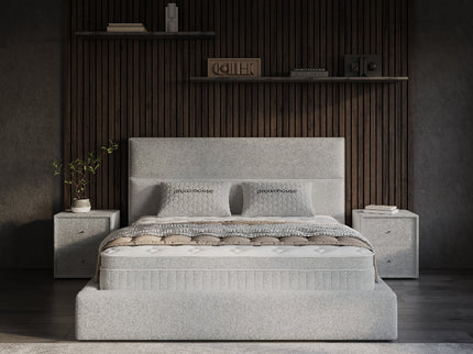 Boxspring met Opbergruimte Vento - Beige