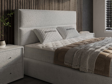 Boxspring met Opbergruimte Vento - Beige