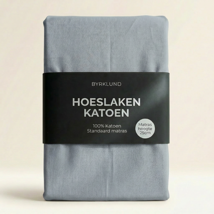 Hoeslaken Katoen - Blauw