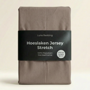 Hoeslaken - Jersey Stretch - Taupe