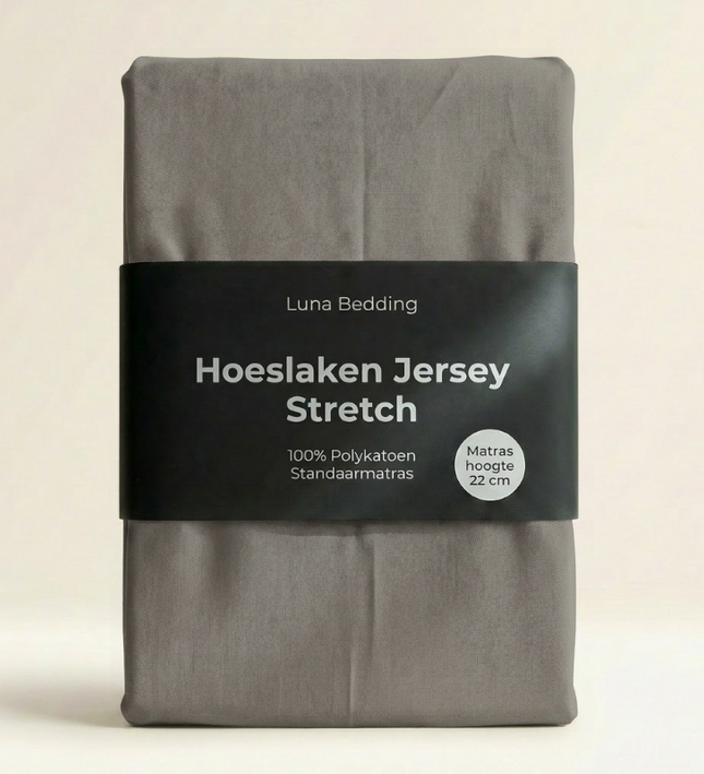 Hoeslaken - Jersey Stretch - Grijs