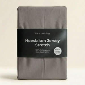 Hoeslaken - Jersey Stretch - Grijs