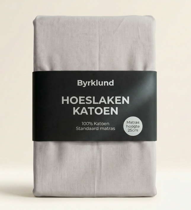 Hoeslaken Katoen - Off White