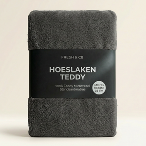Hoeslaken Teddy - Antraciet