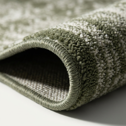 Vintage Vloerkleed Medaillon - Groen