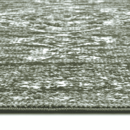 Vintage Vloerkleed Medaillon - Groen