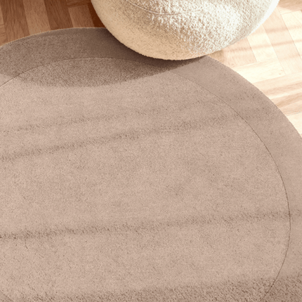 Vloerkleed Kivi Rond - Beige
