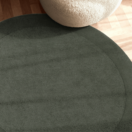 Vloerkleed Kivi Rond - Groen