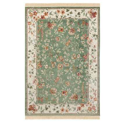 Vloerkleed Oriental Flowers - Groen