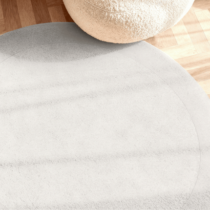 Vloerkleed Kivi Rond - Crème
