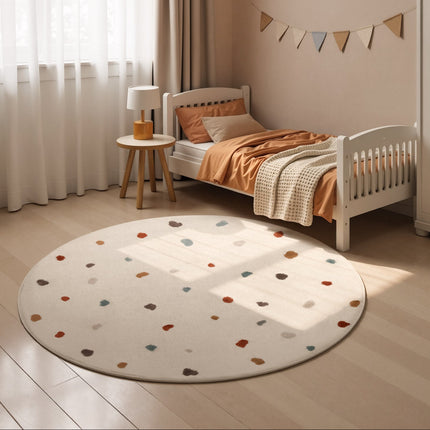 Vloerkleed Kids - Funny Dots Rond