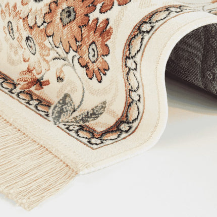 Vloerkleed Oriental Flowers - Crème
