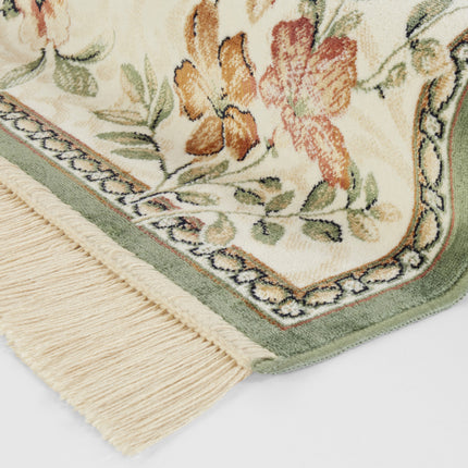 Vloerkleed Oriental Flowers - Groen