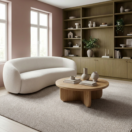 Vloerkleed Rocco - Beige/Grijs