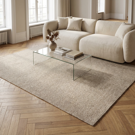 Vloerkleed Rocco - Beige/Grijs