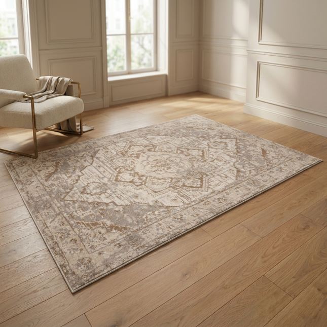 Vloerkleed Vintage Sand - Beige