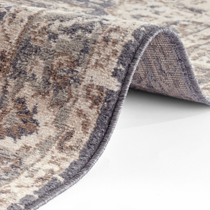 Vloerkleed Vintage Sand - Beige/Blauw