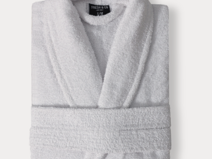 Luxe Badjas Bouclé - Wit