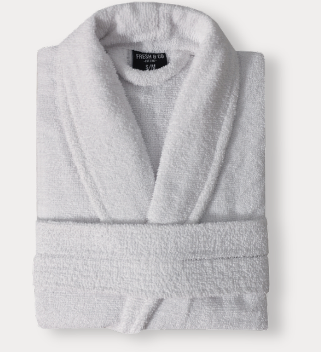 Luxe Badjas Katoen - Wit