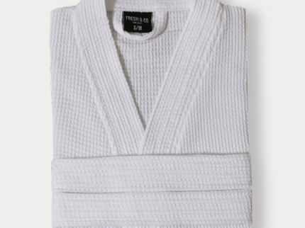 Badjas Wafel Katoen - Wit