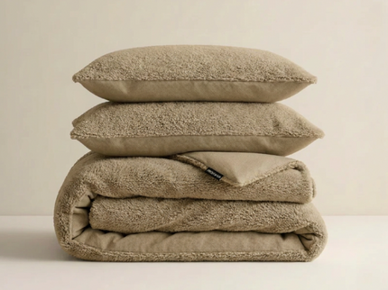 Dekbedovertrek Teddy - Blush Taupe