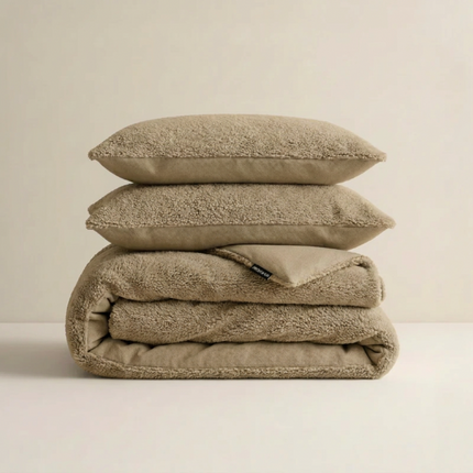 Dekbedovertrek Teddy - Blush Taupe