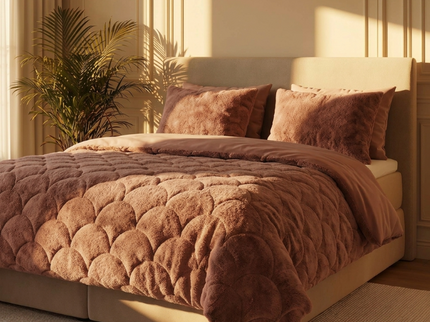 Easy Dekbed Teddy - Roze