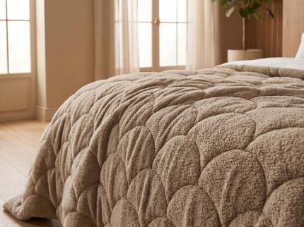 Easy Dekbed Teddy - Beige