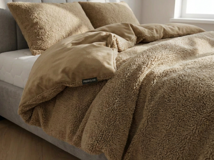 Dekbedovertrek Teddy - Blush Taupe