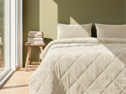 Easy Dekbed Zonder Overtrek - Velvet - Creme