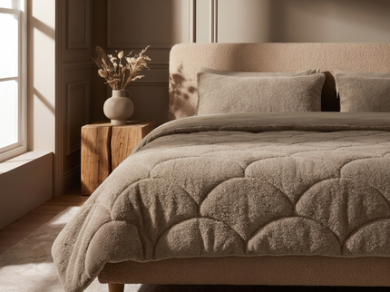 Easy Dekbed Teddy - Beige