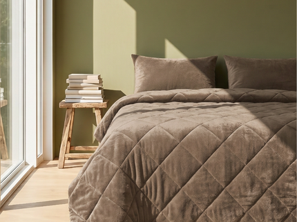 Easy Dekbed Zonder Overtrek - Velvet - Taupe