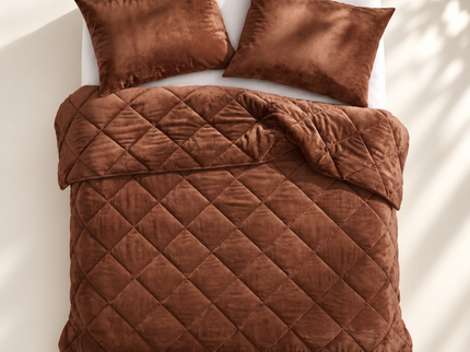 Easy Dekbed Zonder Overtrek - Velvet - Mocha Mousse