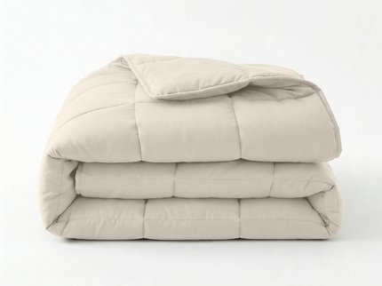 Lazy Dekbed Zonder Overtrek - Percale Katoen - Beige