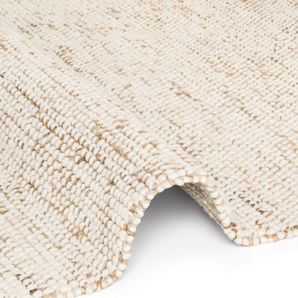 Vloerkleed Peas Rechthoekig - Creme beige