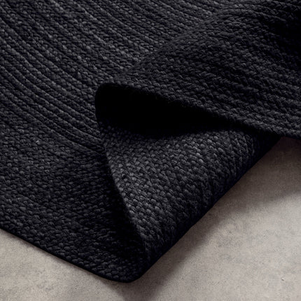 Vloerkleed Rangpur Rond - Zwart