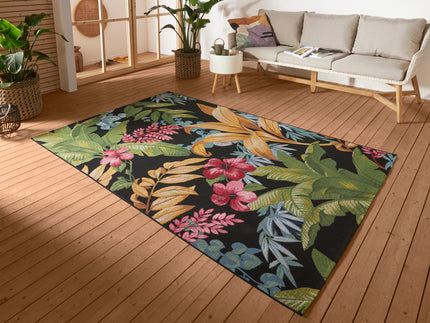 Vloerkleed Tropical Flowers Rechthoekig - Kleurrijk