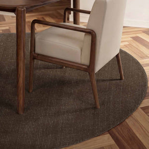 Vloerkleed Croom Rond - Bruin