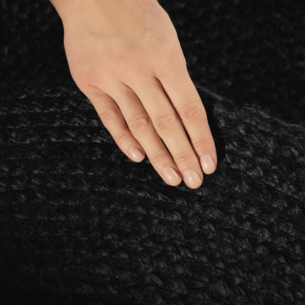 Vloerkleed Rangpur Ovaal - Zwart