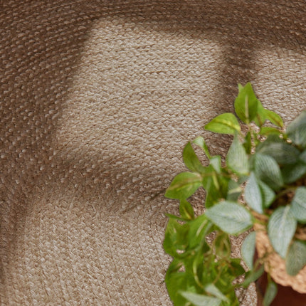Vloerkleed Rangpur Ovaal - Natuur Grijs Bruin