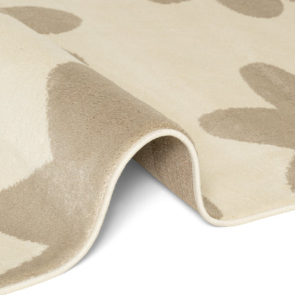 Vloerkleed Bloomy Rond - Creme Multicolor
