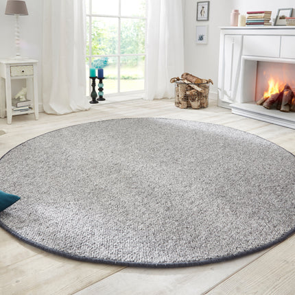 Vloerkleed Wolly Rond - Grijs