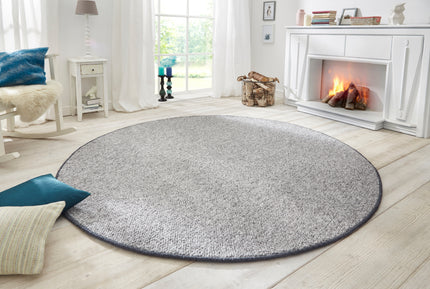 Vloerkleed Wolly Rond - Grijs